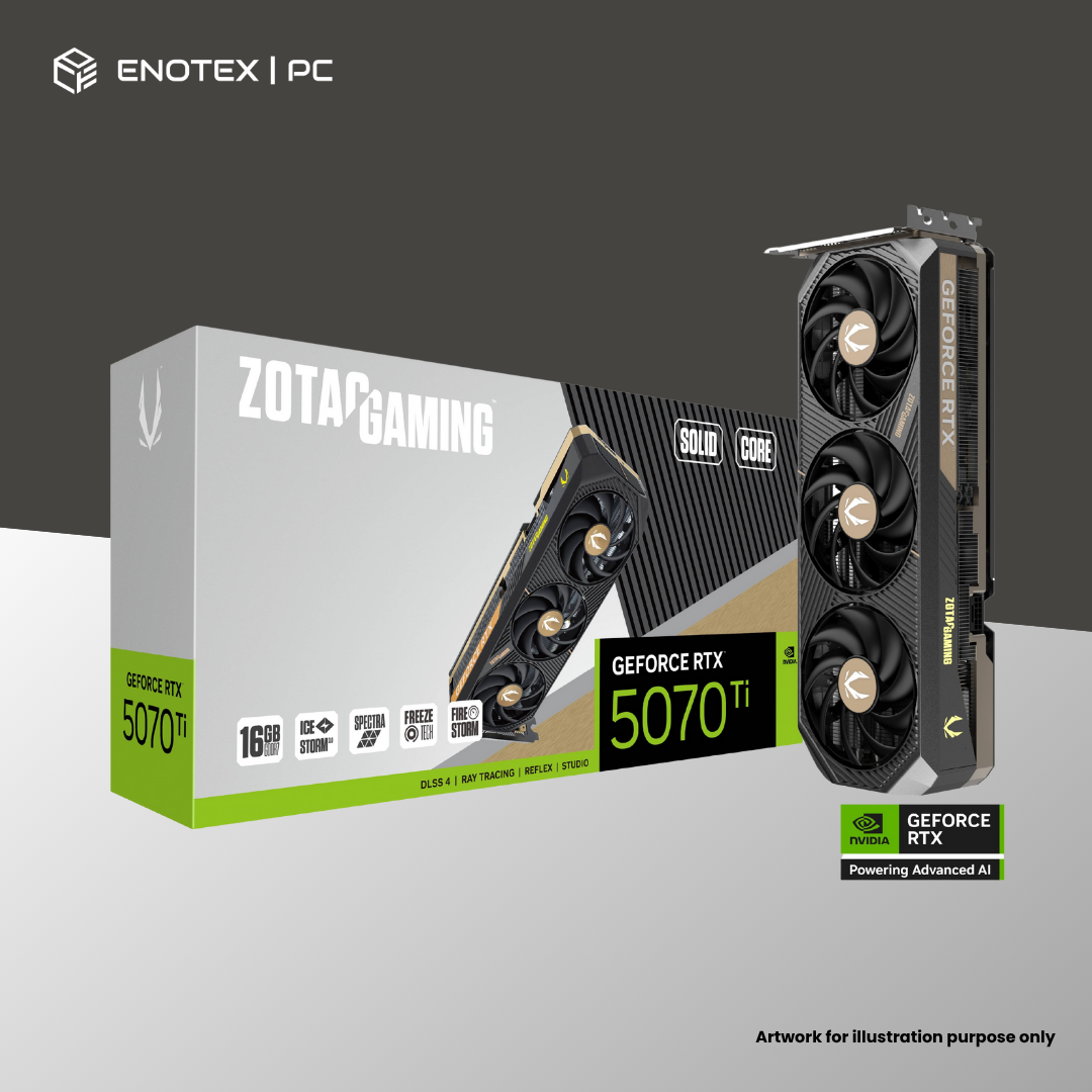 ZOTAC GAMING GEFORCE RTX 5070 TI SOLID CORE OC 16GB GDDR7