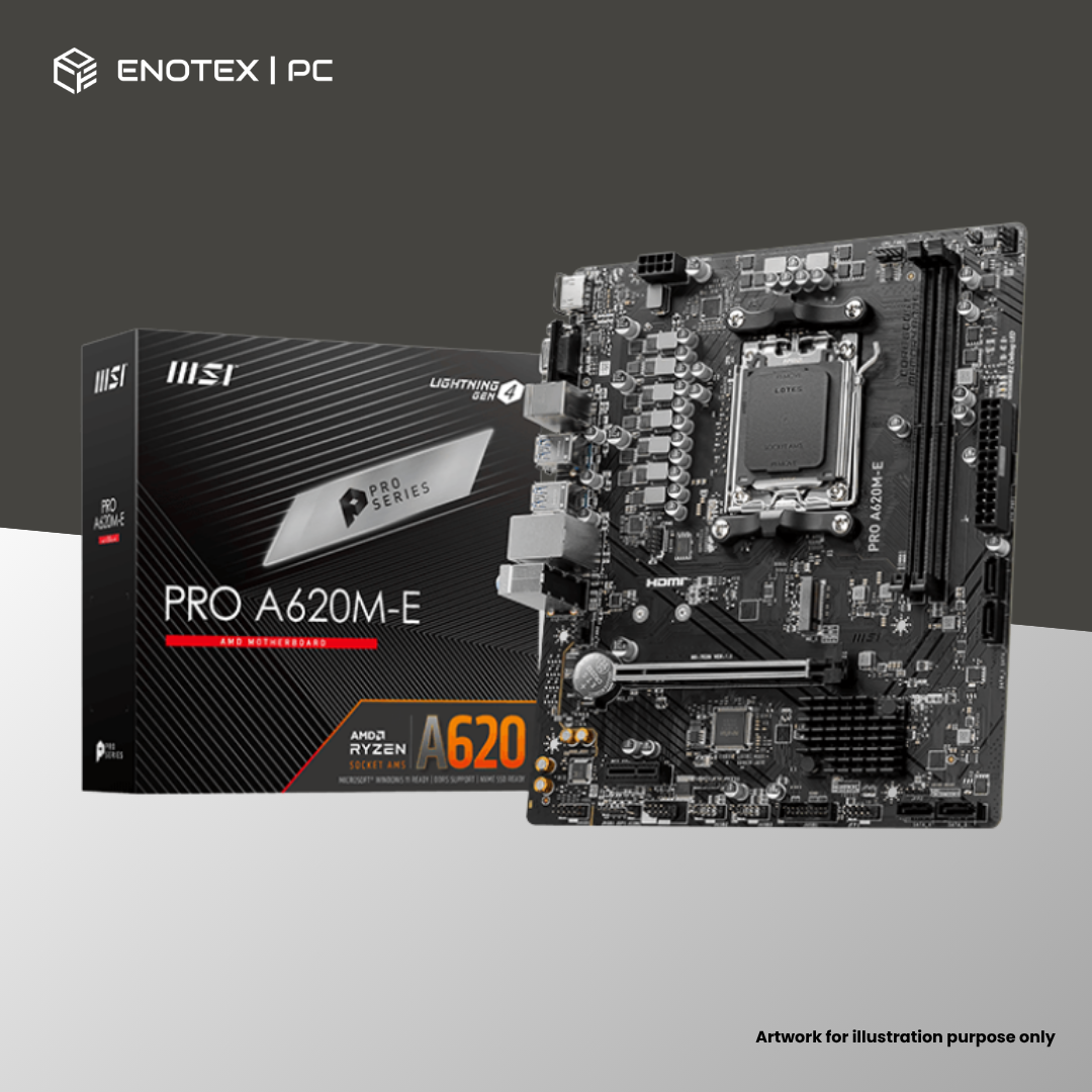 MSI PRO A620M-E SOCKET AM5 MAINBOARD
