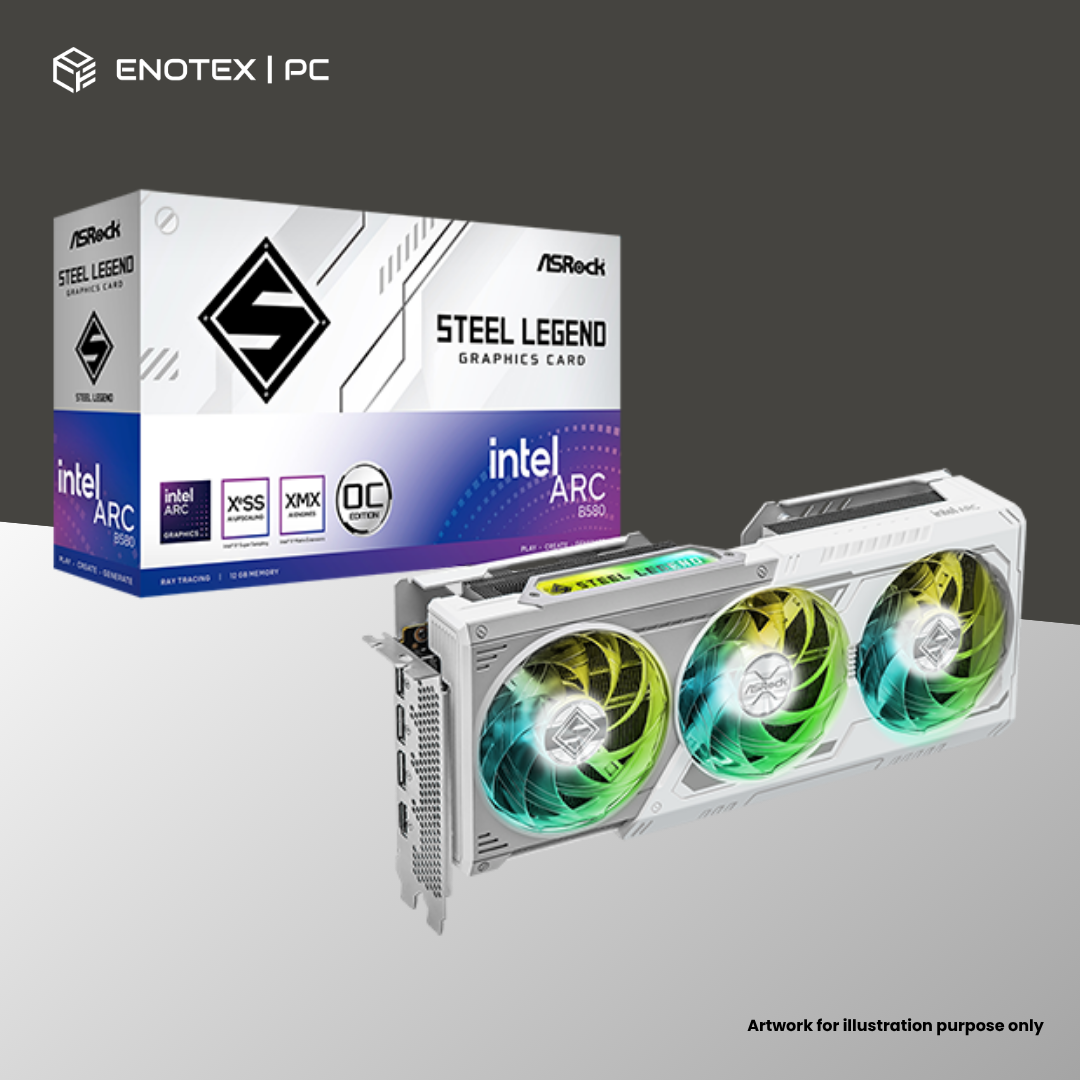 ASROCK INTEL ARC B580 STEEL LEGEND 12GB OC