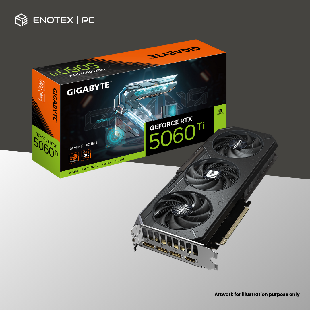 GIGABYTE GEFORCE RTX 5060 TI GAMING OC 16G GRAPHICS CARD