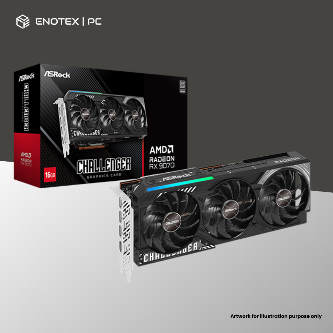ASROCK AMD RADEON RX 9070 CHALLENGER 16GB