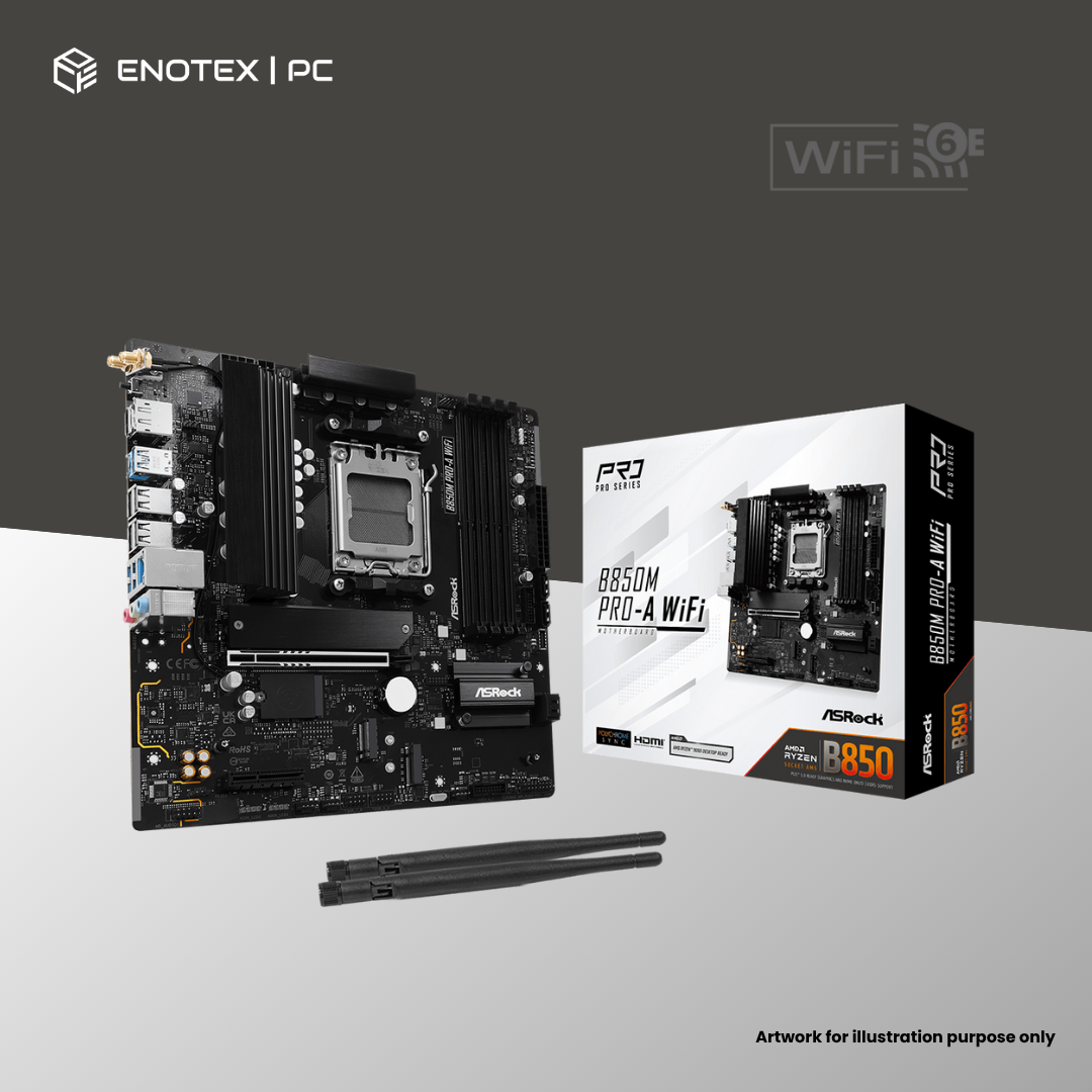 ASROCK B850M PRO-A WIFI DDR5 SOCKET AM5 MAINBOARD