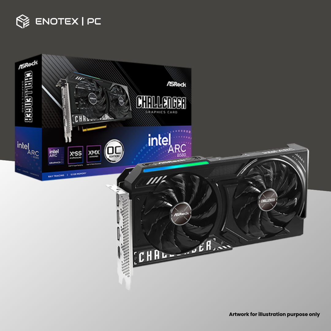 ASROCK INTEL ARC B580 CHALLENGER 12GB OC GDDR6