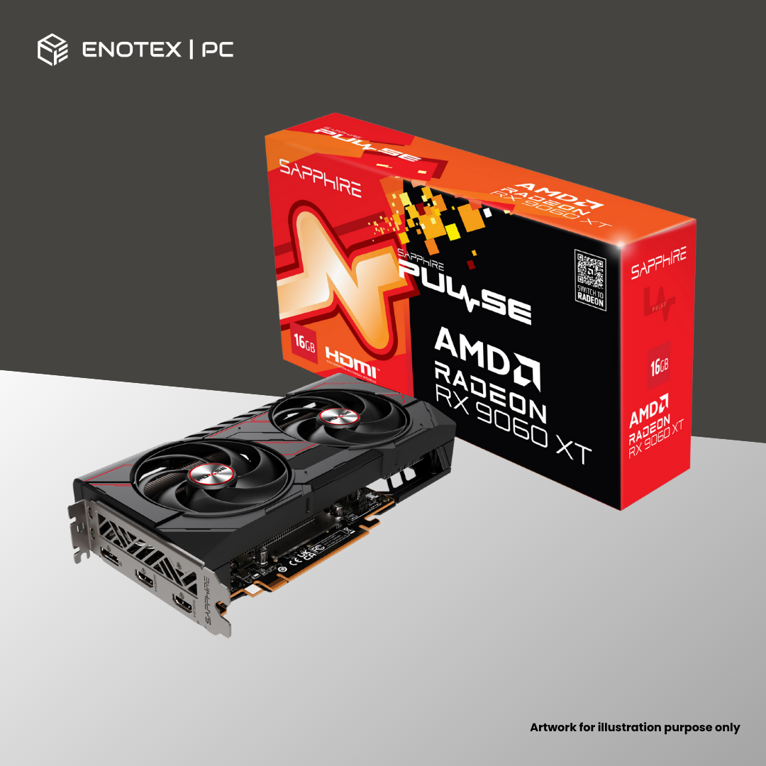 SAPPHIRE PULSE AMD RADEON RX 9060 XT GAMING OC 16GB