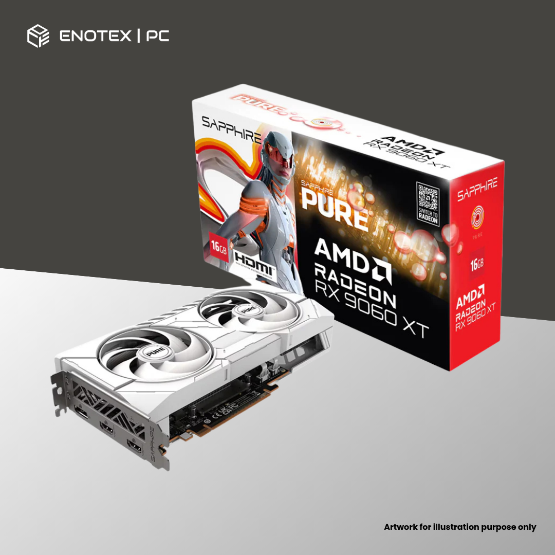 SAPPHIRE PURE AMD RADEON RX 9060 XT GAMING OC 16GB