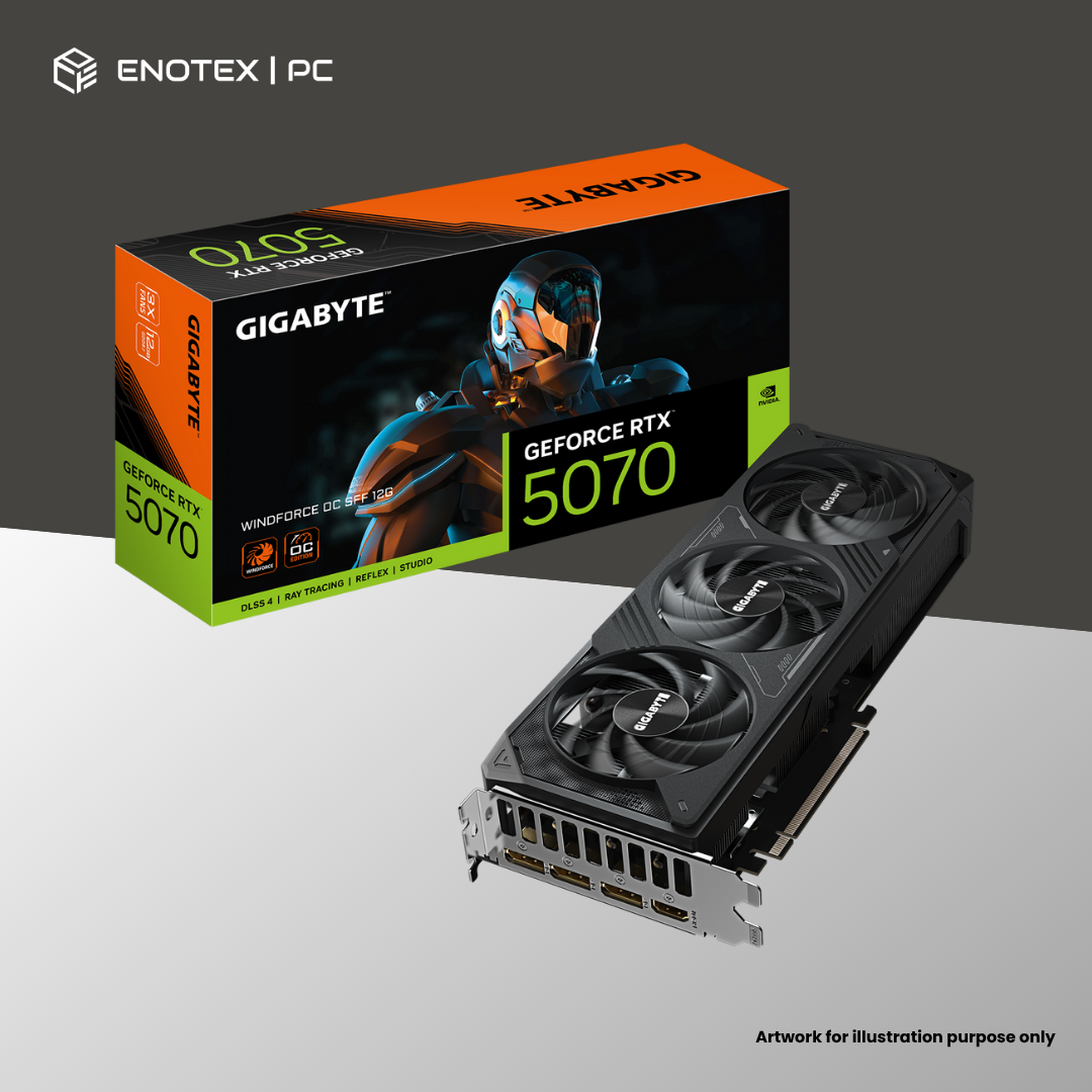 GIGABYTE WINDFORCE GEFORCE RTX5070 OC 12GB GDDR7