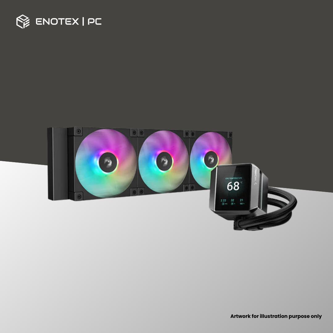 DEEPCOOL MYSTIQUE ARGB LCD SCREEN LIQUID COOLER