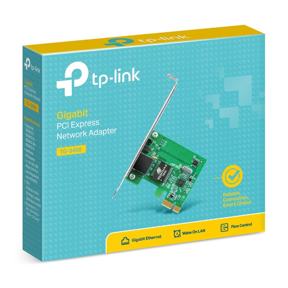 TP-LINK TG-3468 GIGABIT PCI-E NETWORK ADAPTER