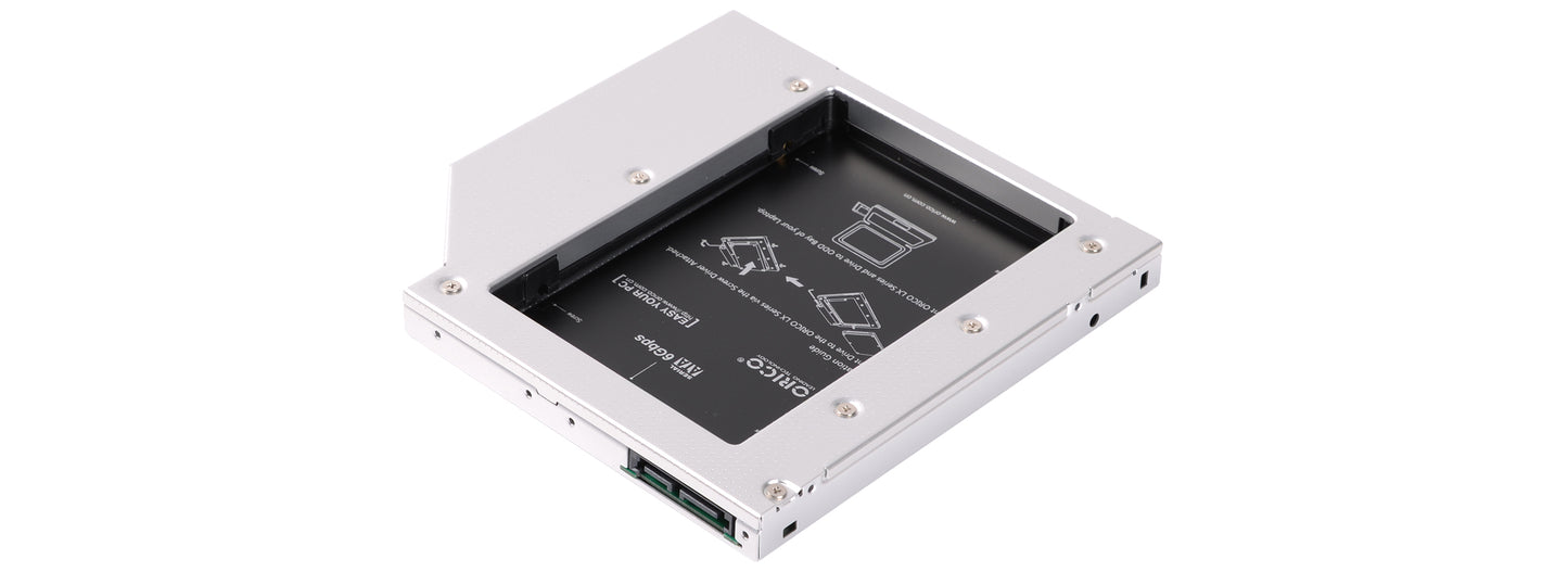 ORICO L127SS LAPTOP HARD DRIVE MOUNT FOR 12.7MM OPTICAL DRIVE BAY