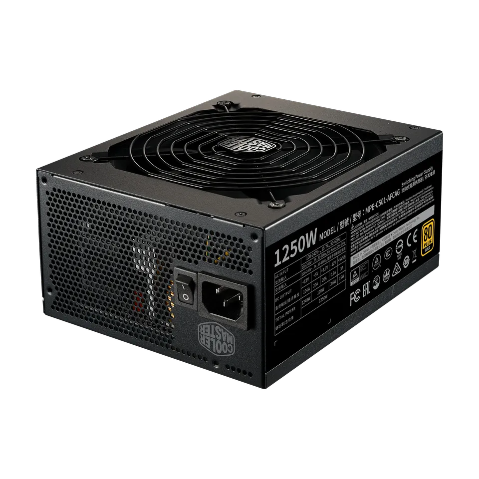 COOLER MASTER MWE V2 SERIES 1250W 80+ GOLD FULL MODULAR POWER SUPPLY ( 1250W )