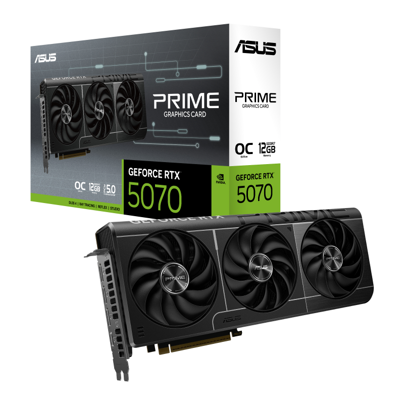 ASUS PRIME GEFORCE RTX 5070 OC EDITION 12GB GDDR7