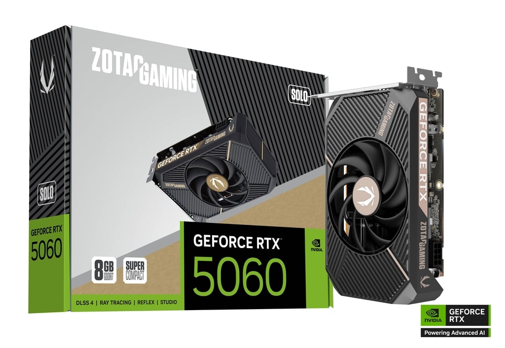 ZOTAC GAMING GEFORCE RTX 5060 SOLO 8GB GRAPHIC CARD