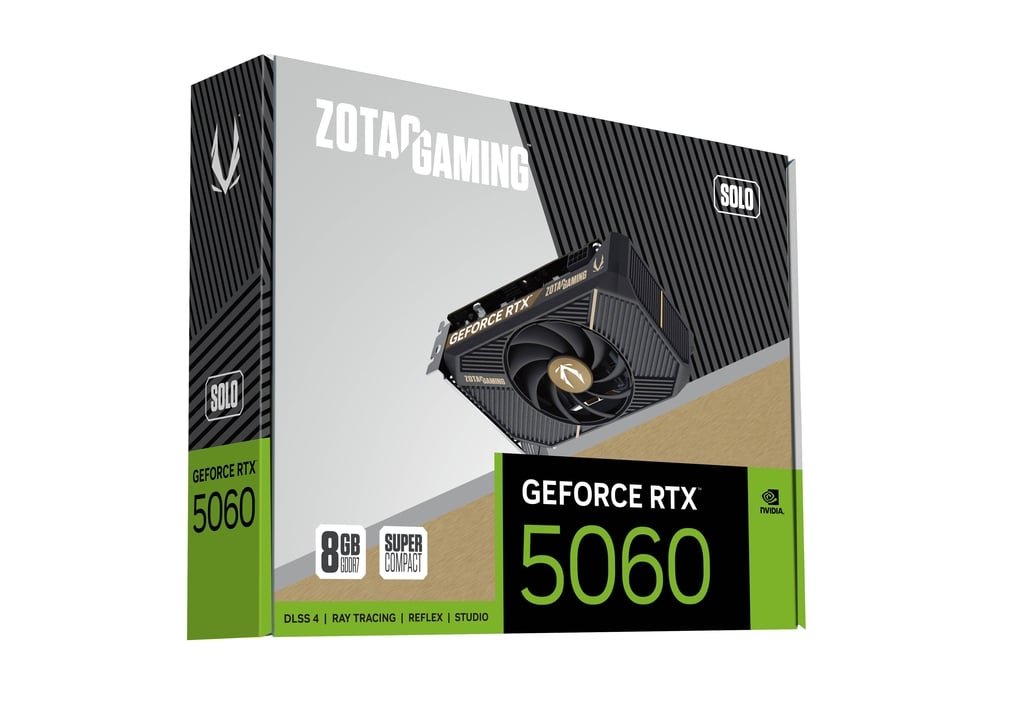 ZOTAC GAMING GEFORCE RTX 5060 SOLO 8GB GRAPHIC CARD